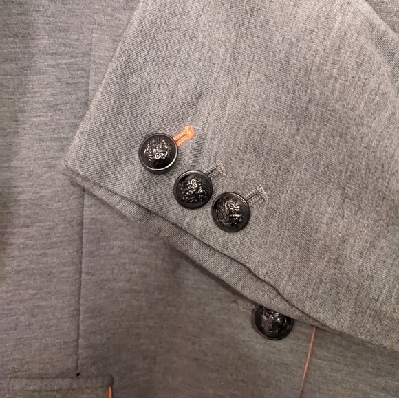 Gap The Academy Blazer, Grey, Size 16 tall - Picture 2 of 5